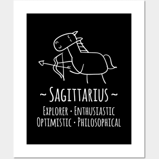 Sagittarius Zodiac Sign Posters and Art